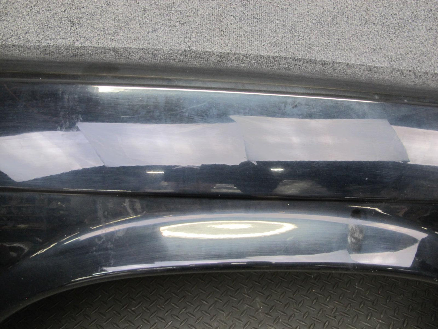 73-89 Mercedes R107 Front Right Fender Shell Cover Panel Black OEM