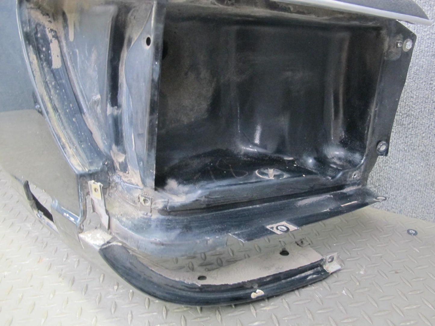 73-89 Mercedes R107 Front Right Fender Shell Cover Panel Black OEM
