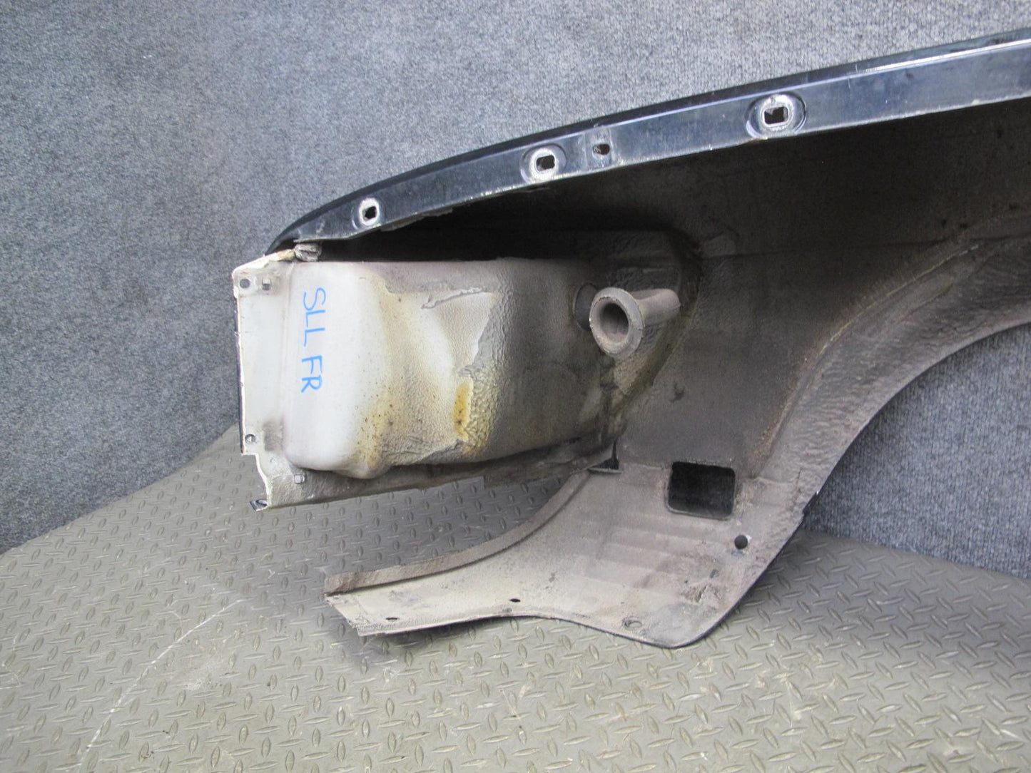 73-89 Mercedes R107 Front Right Fender Shell Cover Panel Black OEM