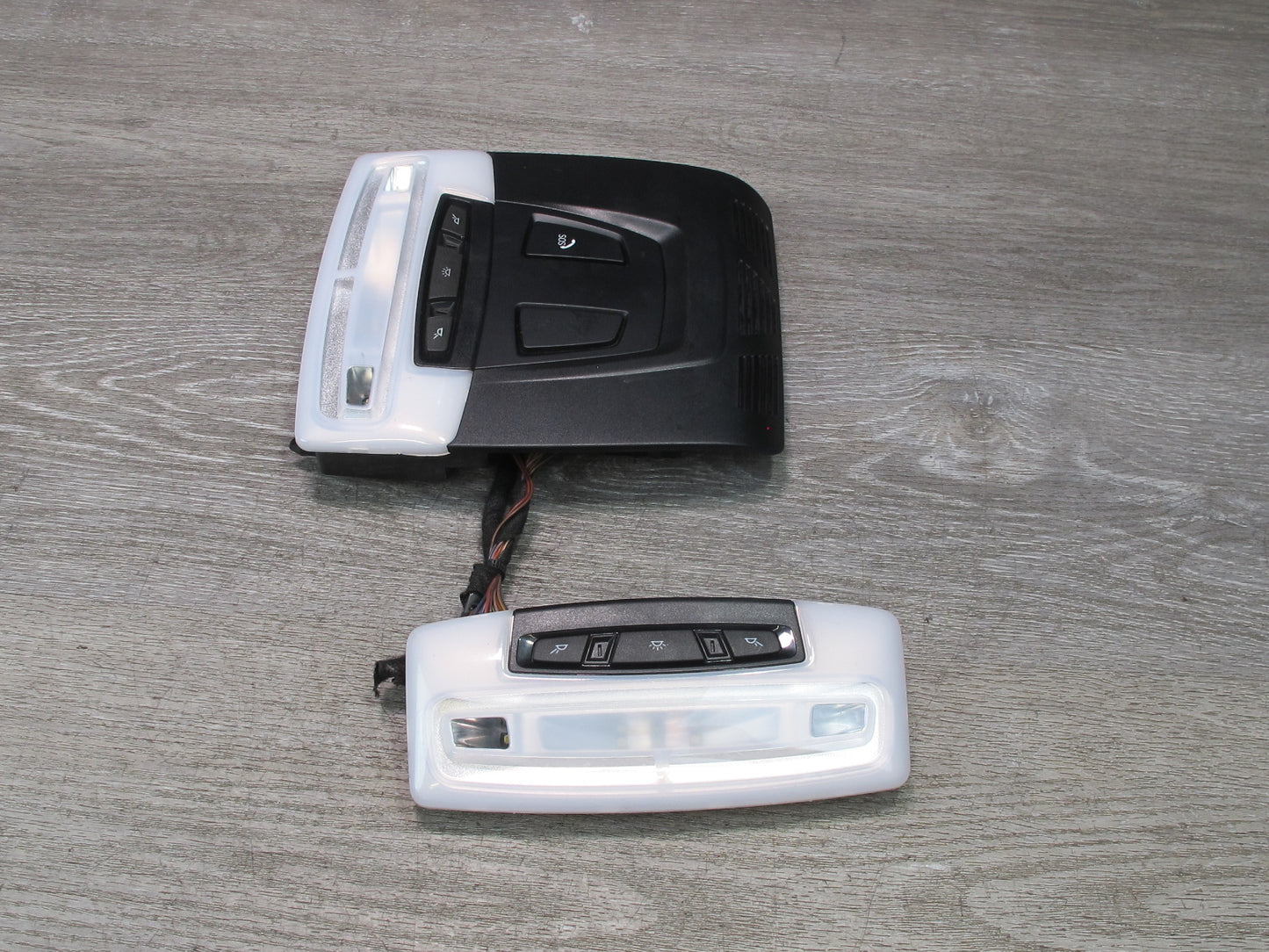 2015-2020 BMW F82 M4 Overhead Console Interior Dome Light Lamp Set of 2