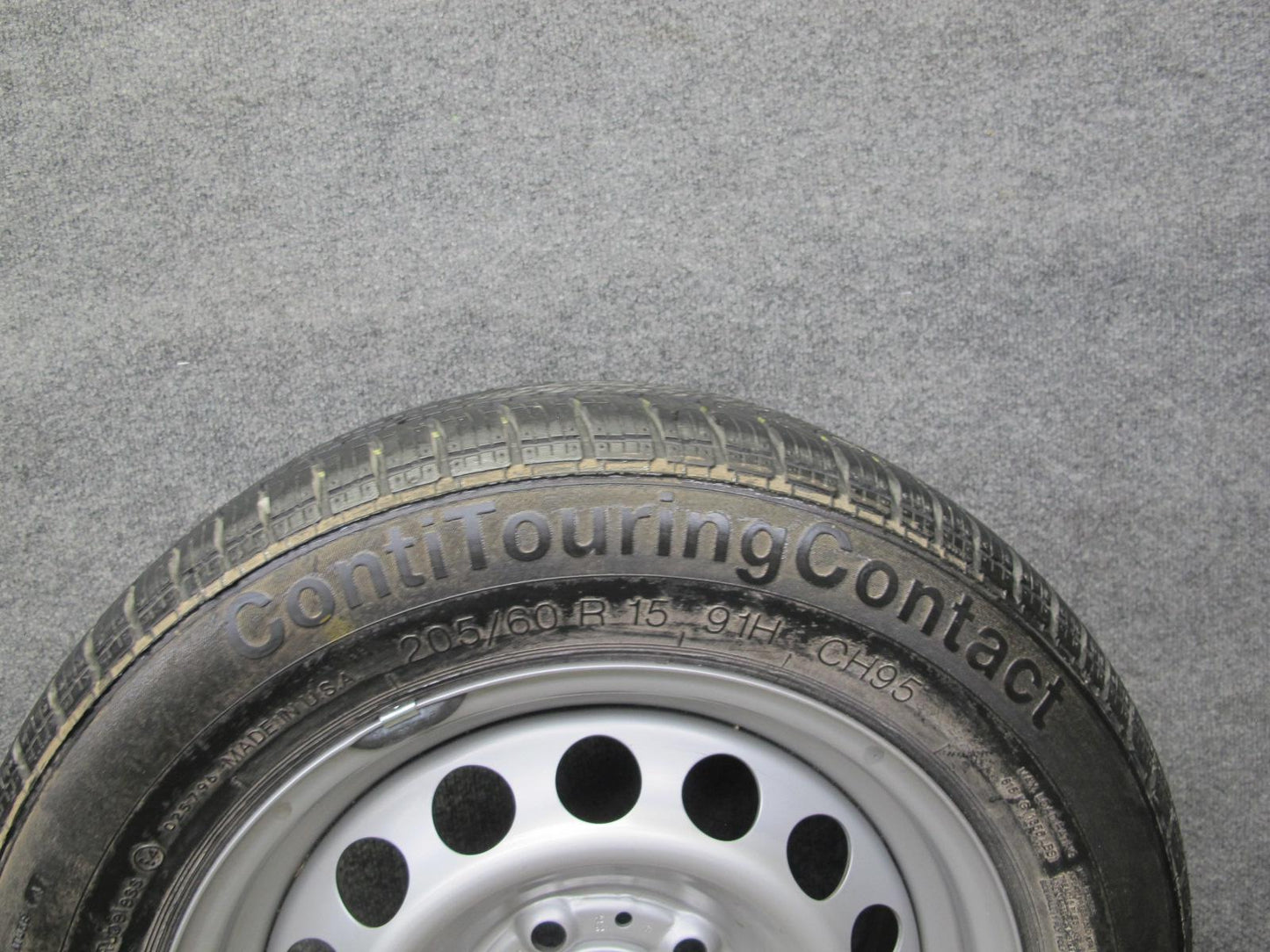 95-02 BMW E36 Emergency Spare Tire R15 15" Wheel 15x6.5J ET47 1095006 OEM