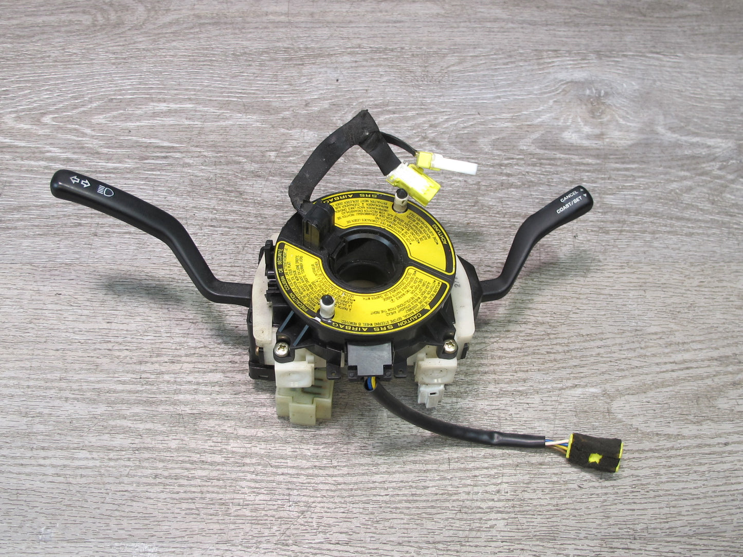 90-96 NISSAN 300ZX Z32 STEERING COLUMN MULTI SWITCH CLOCK SPRING OEM