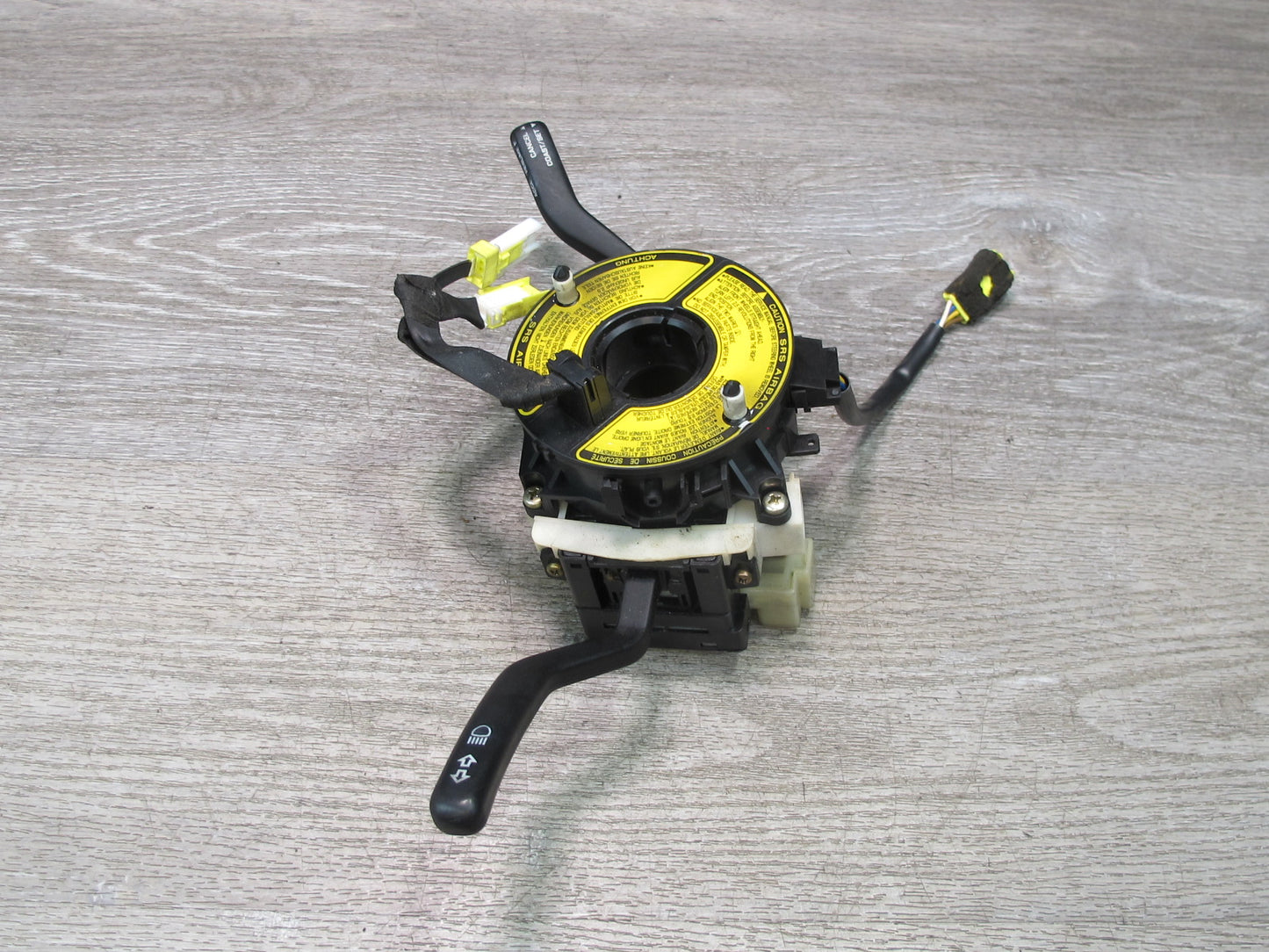 90-96 NISSAN 300ZX Z32 STEERING COLUMN MULTI SWITCH CLOCK SPRING OEM