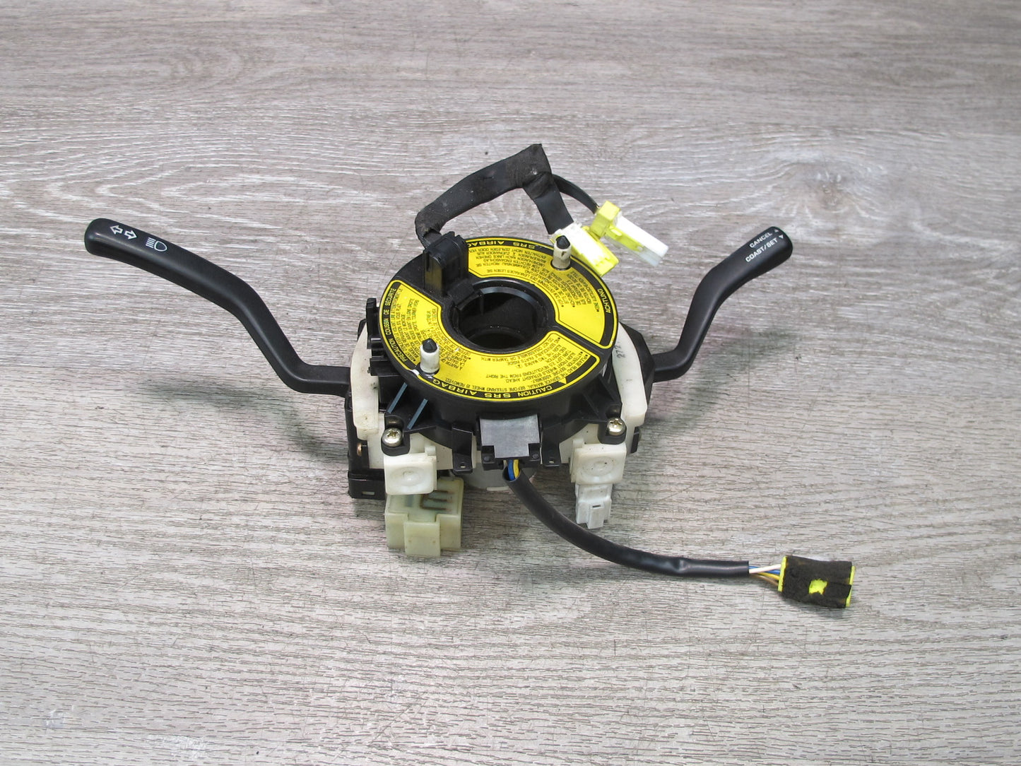 90-96 NISSAN 300ZX Z32 STEERING COLUMN MULTI SWITCH CLOCK SPRING OEM