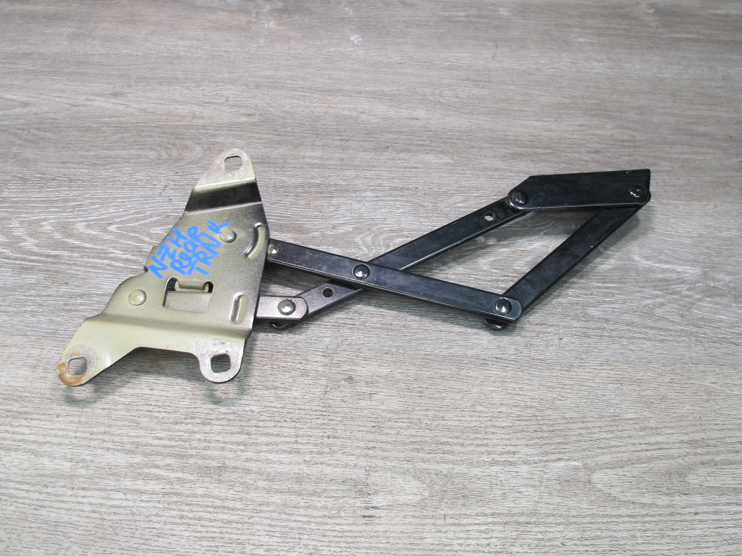 93-96 Nissan 300ZX Z32 Convertible Set of 2 Rear Trunk Lid Hinge Black OEM