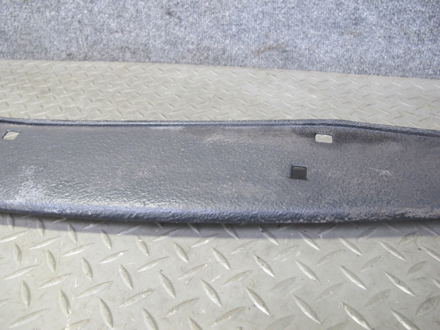 86-89 Mercedes R107 560SL Front Bumper Lower Filler Cover Molding Trim OEM
