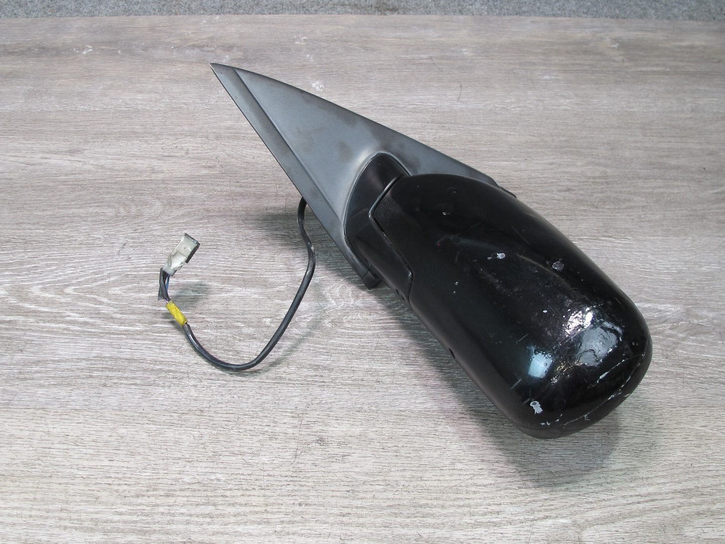 93-96 Nissan 300ZX Z32 Convertible Left Side View Heated Power Mirror Black OEM