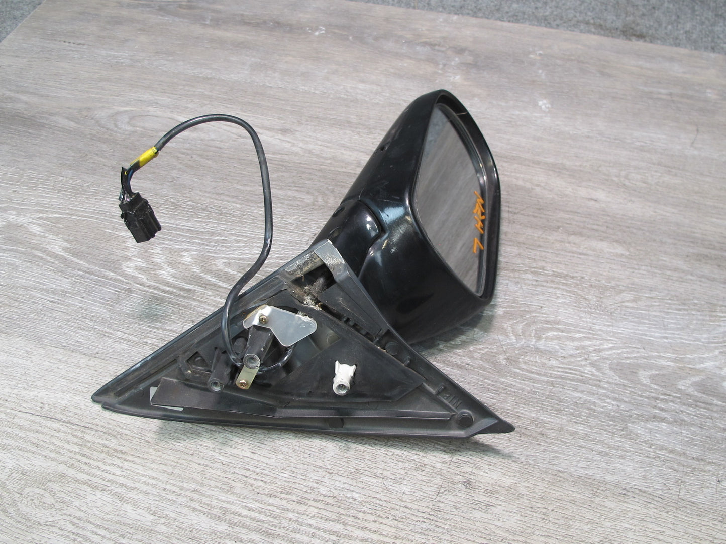 93-96 Nissan 300ZX Z32 Convertible Left Side View Heated Power Mirror Black OEM