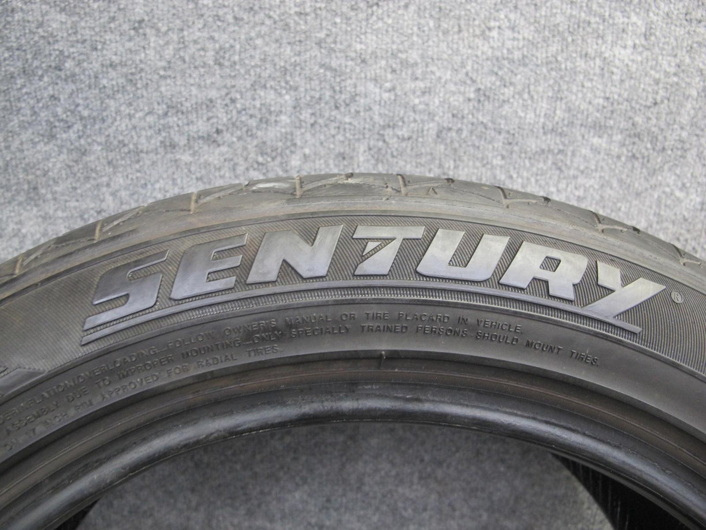 Set of 2 Sentury UHP ALL Season Tire 225/50 R17 98W 2322 7/32 Tread
