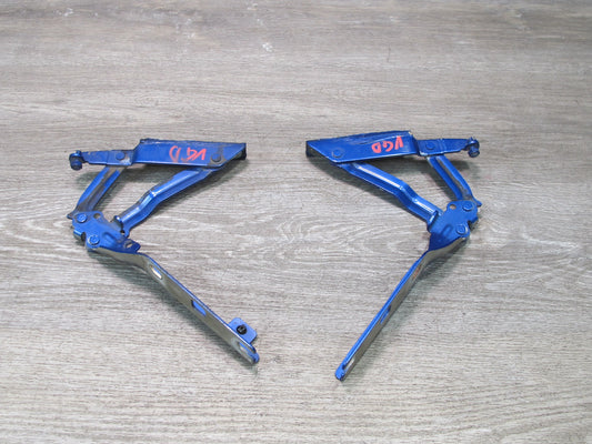 05-14 VW Golf R32 GTI Rabbit Jetta Front Left Right Hood Hinge Set Deepblue OEM