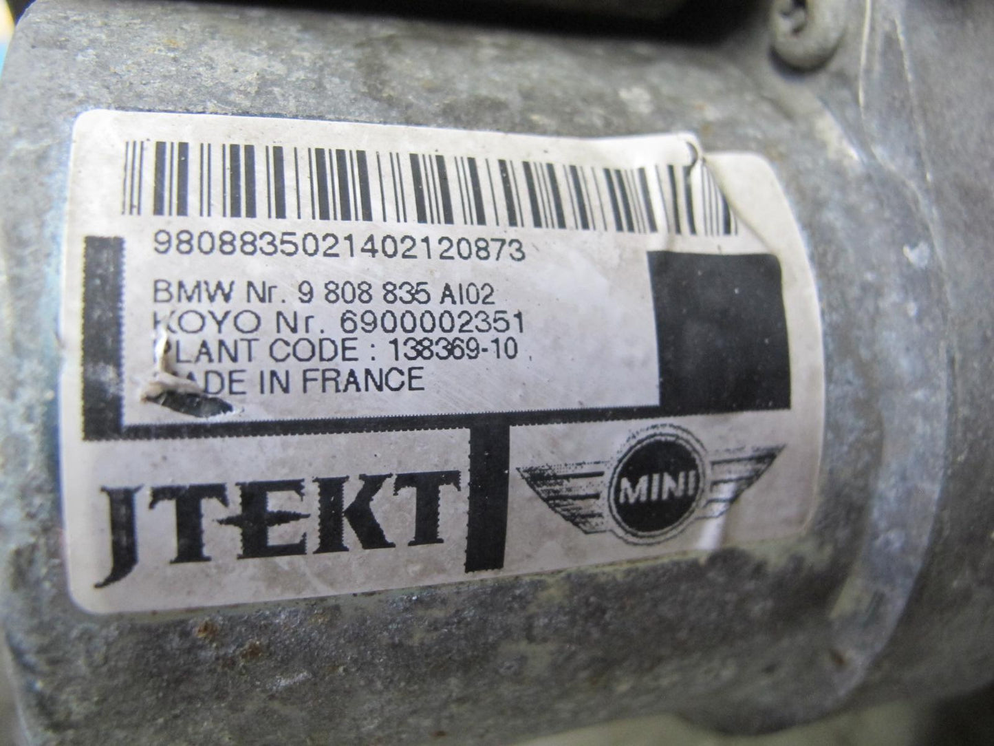 11-15 Mini Cooper R60 R61 Electric Power Steering Rack & Pinion OEM