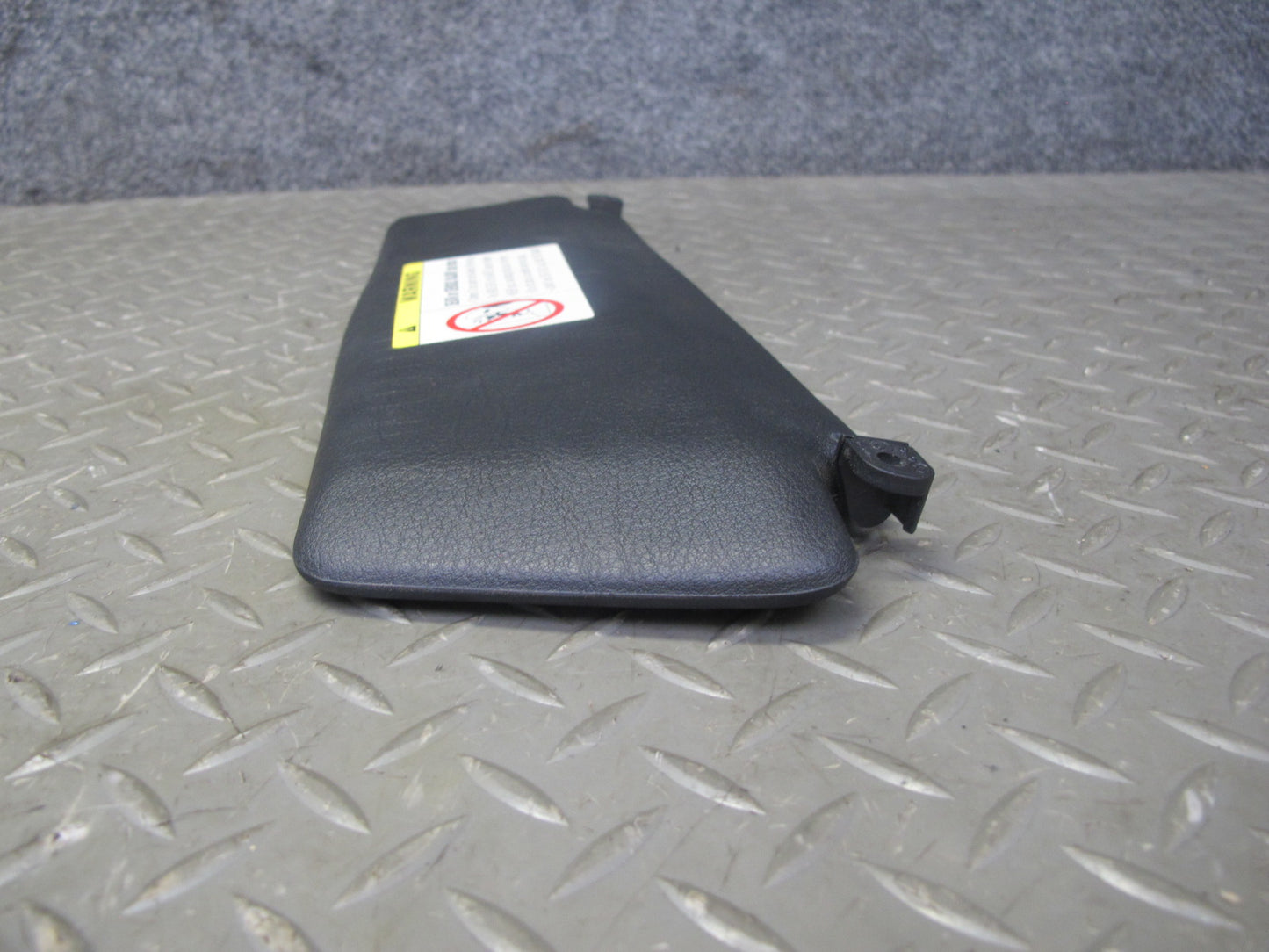 96-99 BMW E36 Convertible Set of 2 Front Left & Right Sun Visor Black OEM