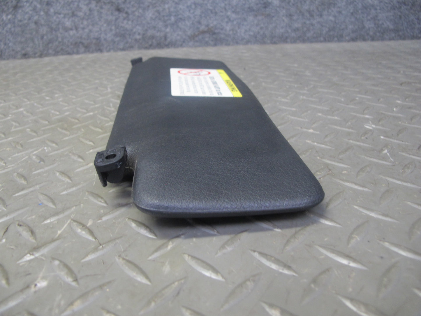 96-99 BMW E36 Convertible Set of 2 Front Left & Right Sun Visor Black OEM