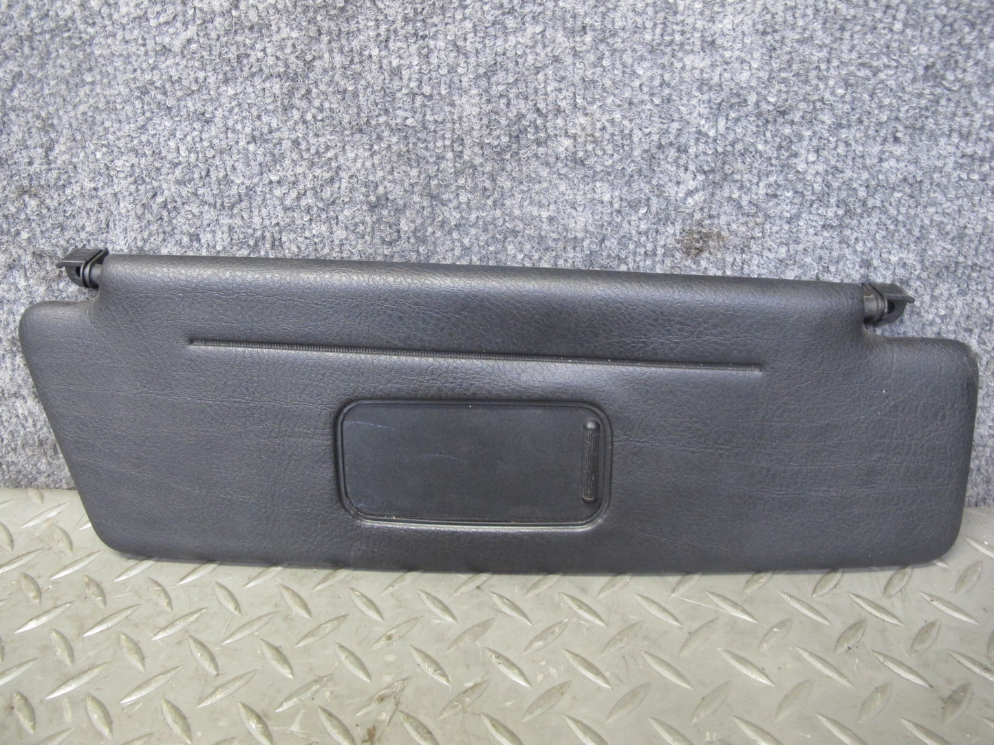 96-99 BMW E36 Convertible Set of 2 Front Left & Right Sun Visor Black OEM