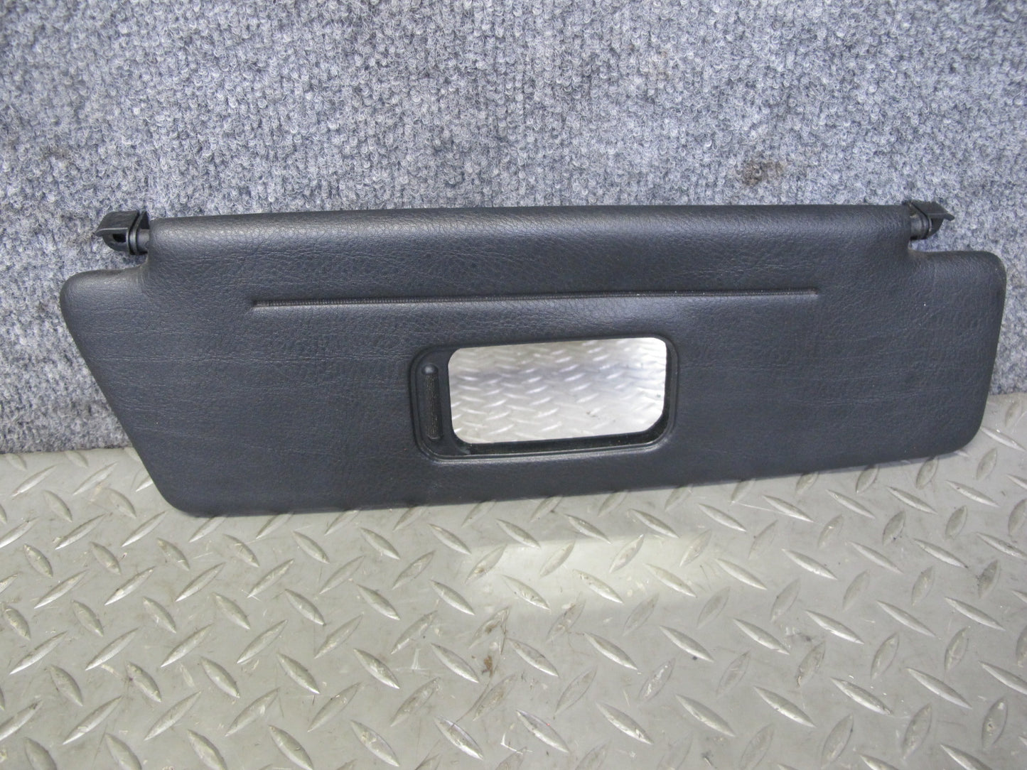 96-99 BMW E36 Convertible Set of 2 Front Left & Right Sun Visor Black OEM