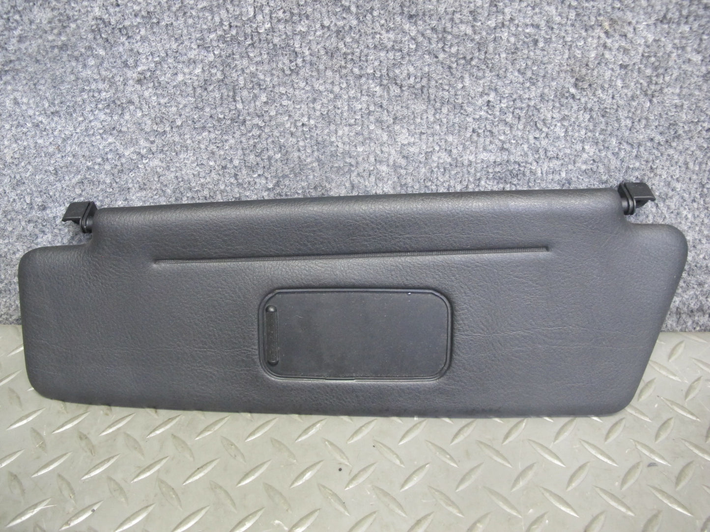 96-99 BMW E36 Convertible Set of 2 Front Left & Right Sun Visor Black OEM