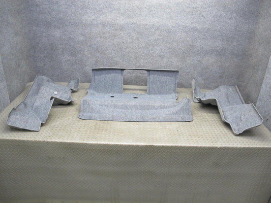 94-99 BMW E36 Convertible Set of 3 Trunk Carpet Liner Trim Cover Panel OEM