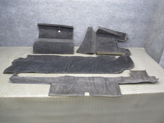 86-89 Mercedes R107 560SL Rear Trunk Floor Trim Carpet Liner Cover MAT Set OEM