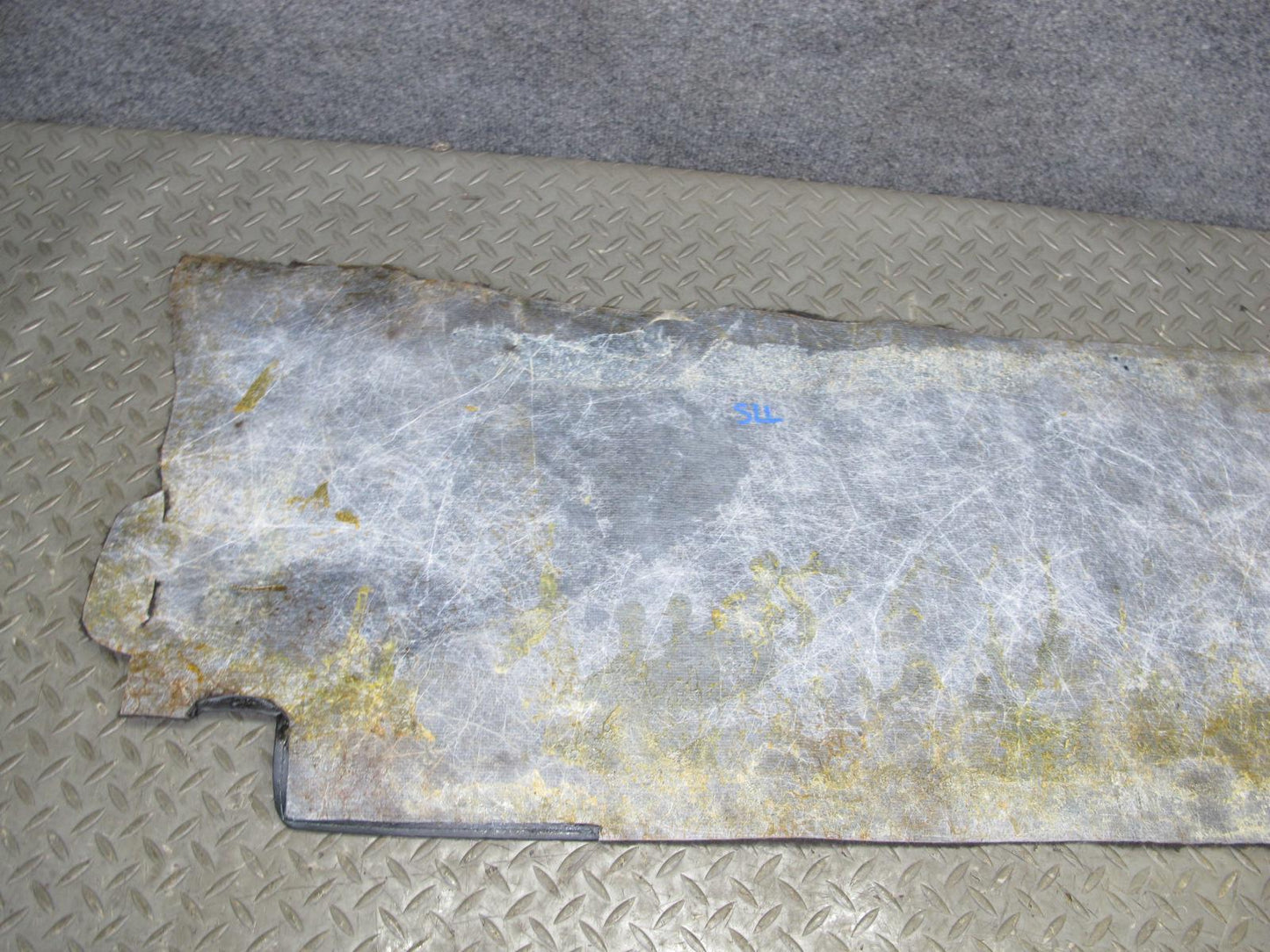 86-89 Mercedes R107 560SL Rear Trunk Floor Trim Carpet Liner Cover MAT Set OEM