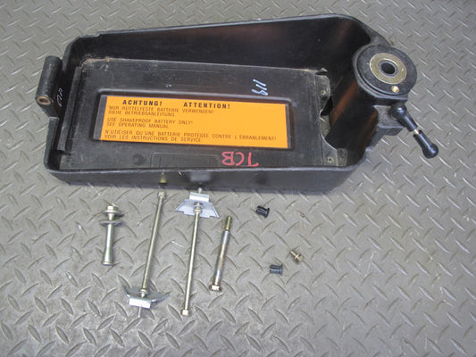 94-99 BMW E36 Convertible Battery Tray Vibration Absorber Bracket w Mount OEM