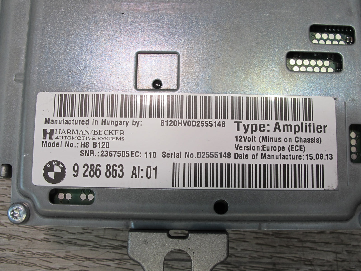 2008-2014 BMW E71 X6 Harman Active Sound Control Module 9286863
