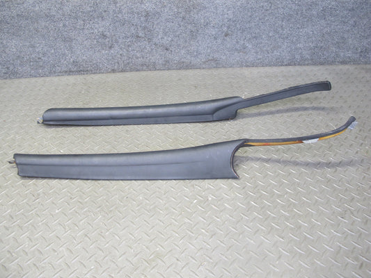 73-89 Mercedes R107 Convertible Set of 2 Front A Pillar Trim Cover Panel OEM