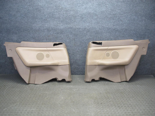 98-99 BMW E36 Convertible Rear Quarter Interior Trim Cover Panel Set Beige OEM
