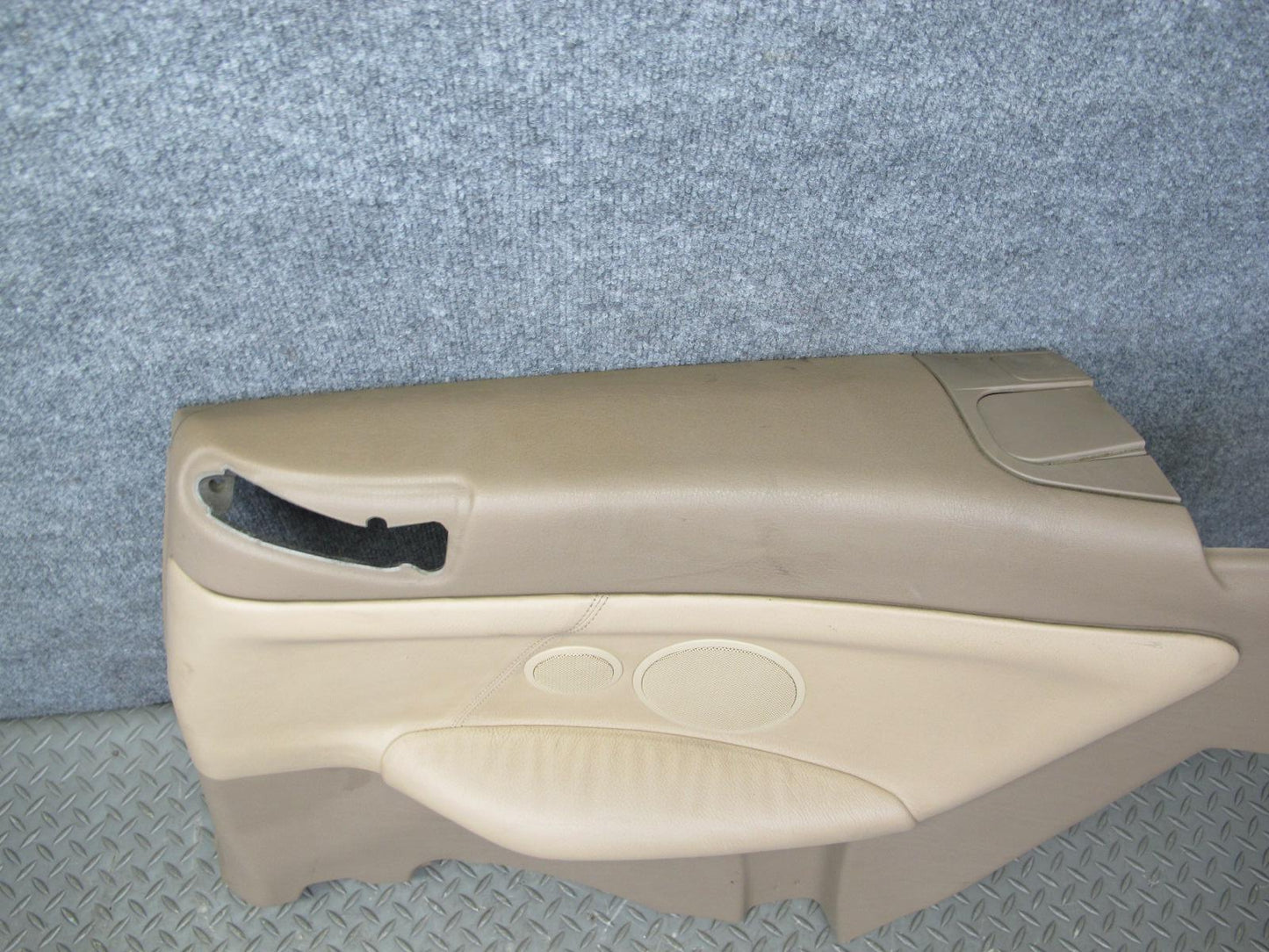 98-99 BMW E36 Convertible Rear Quarter Interior Trim Cover Panel Set Beige OEM