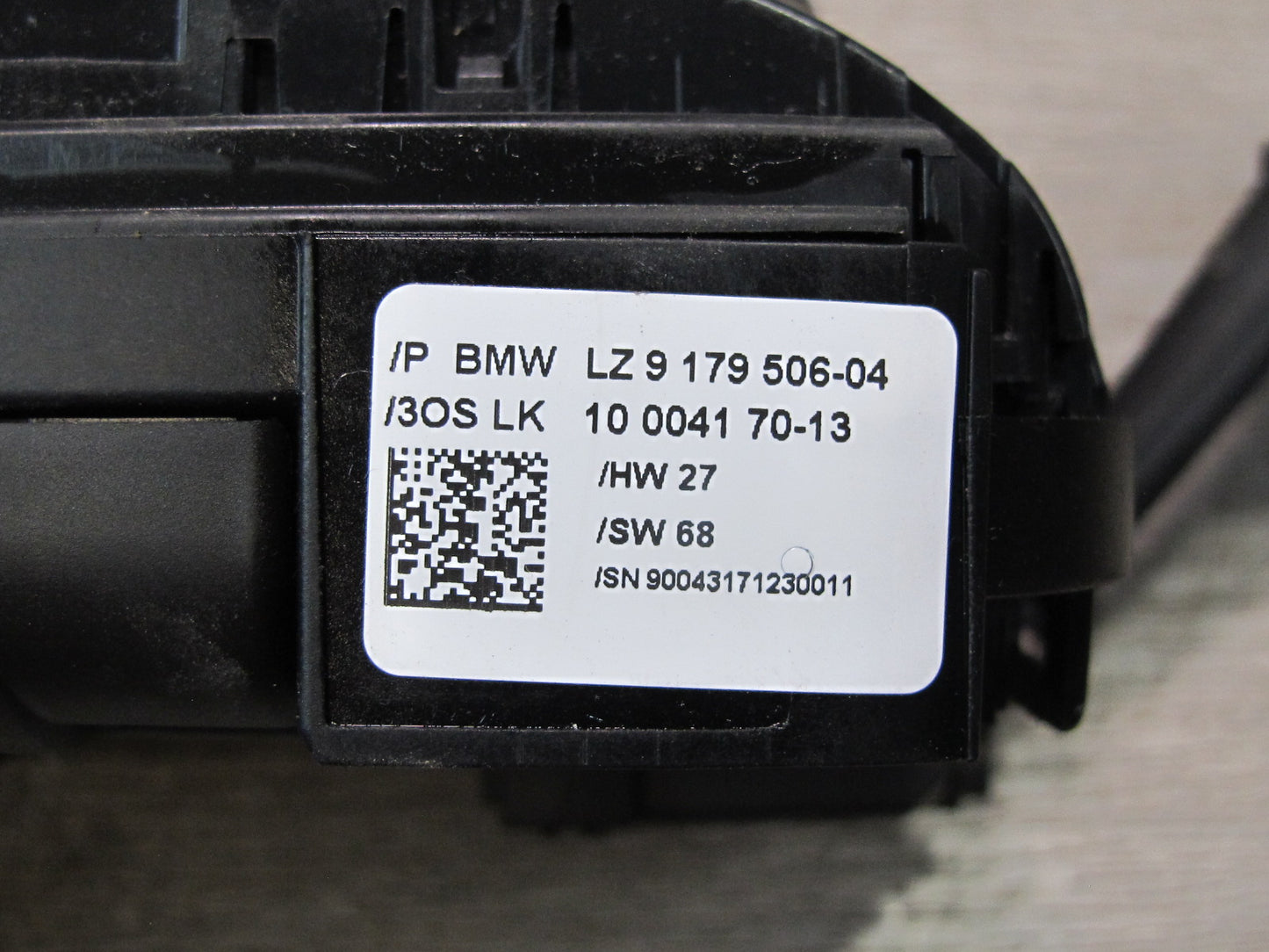 10-14 BMW E71 X6M STEERING COLUMN MULTI SWITCH CLOCK SPRING 9179506 OEM
