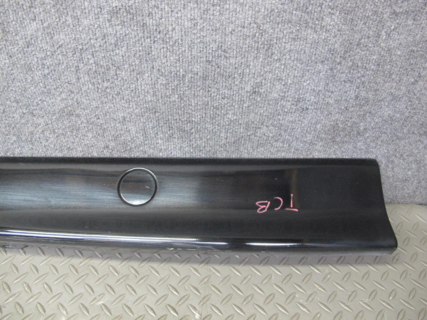 94-99 BMW E36 Coupe Convert Set of 2 Side Skirt Rocker Panel Molding Black OEM