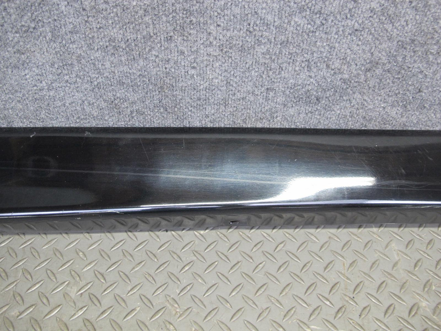 94-99 BMW E36 Coupe Convert Set of 2 Side Skirt Rocker Panel Molding Black OEM