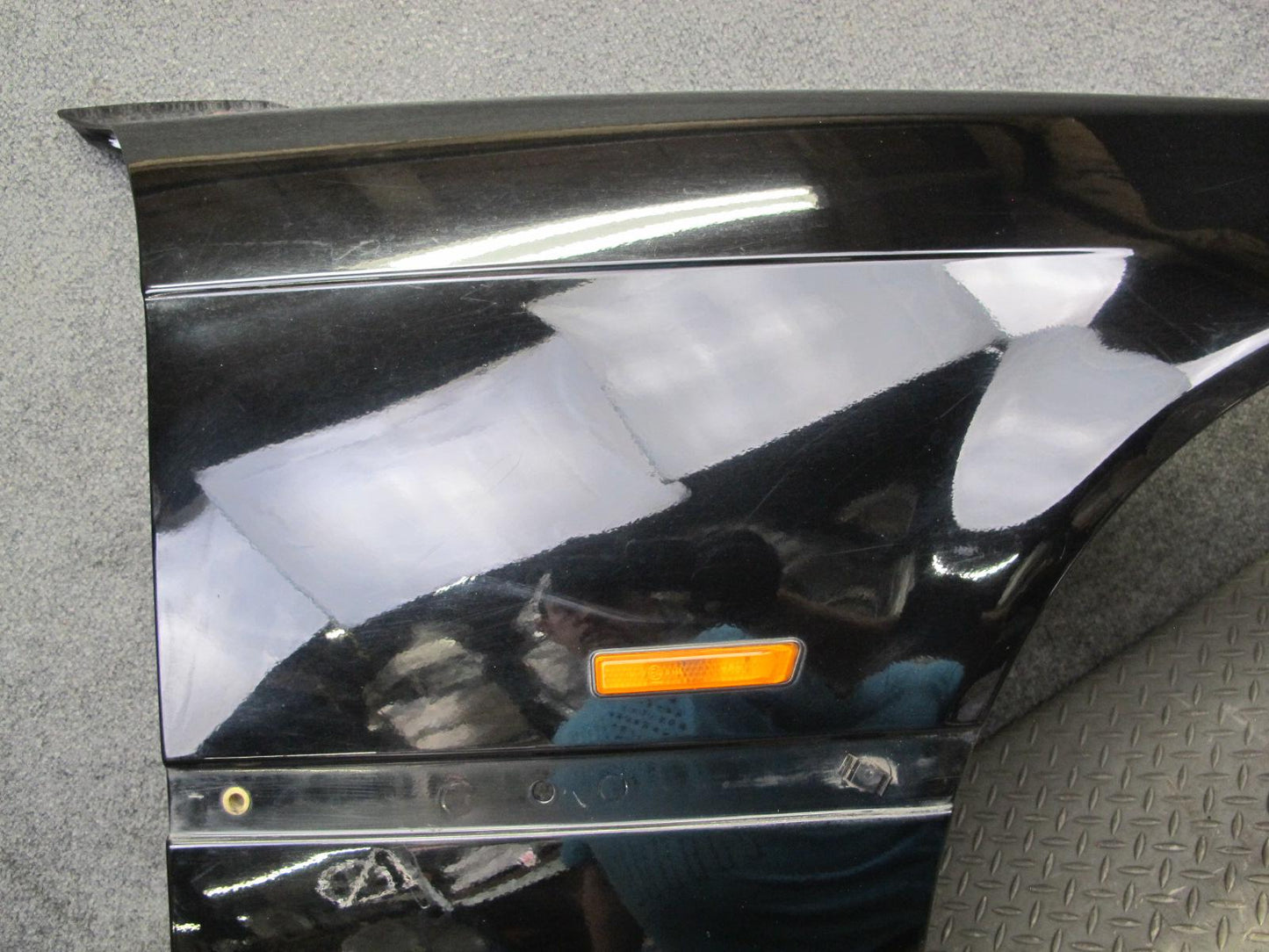97-99 BMW E36 Coupe Convertible Front Right Fender Shell Panel Cover Black OEM
