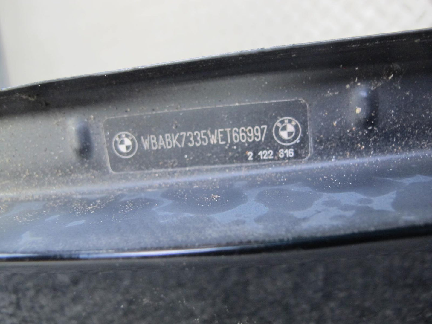 97-99 BMW E36 Coupe Convertible Front Right Fender Shell Panel Cover Black OEM