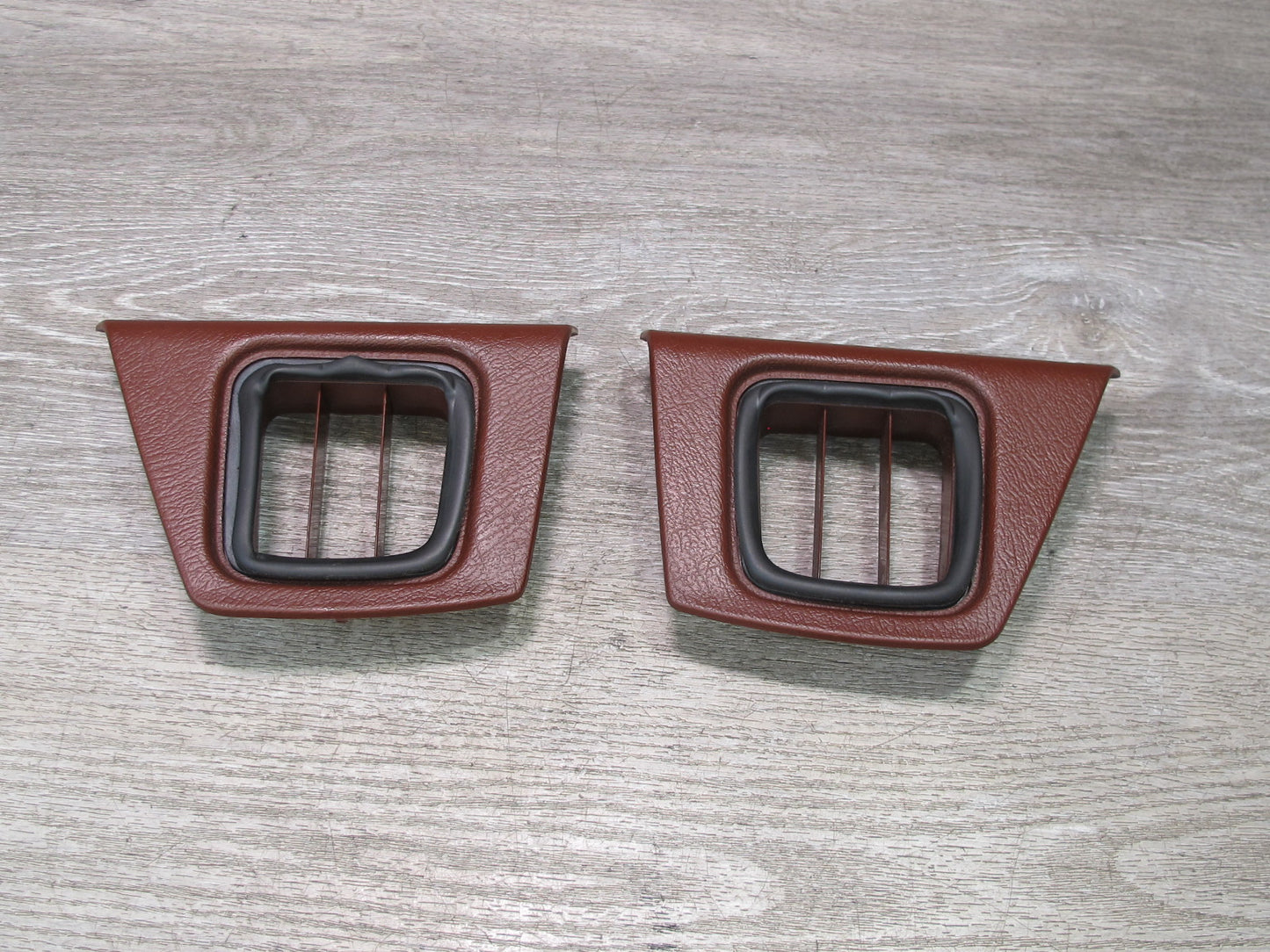 86-91 Mazda RX7 FC3S Set of 2 Dash Left & Right Side Trim Air Vent RED OEM