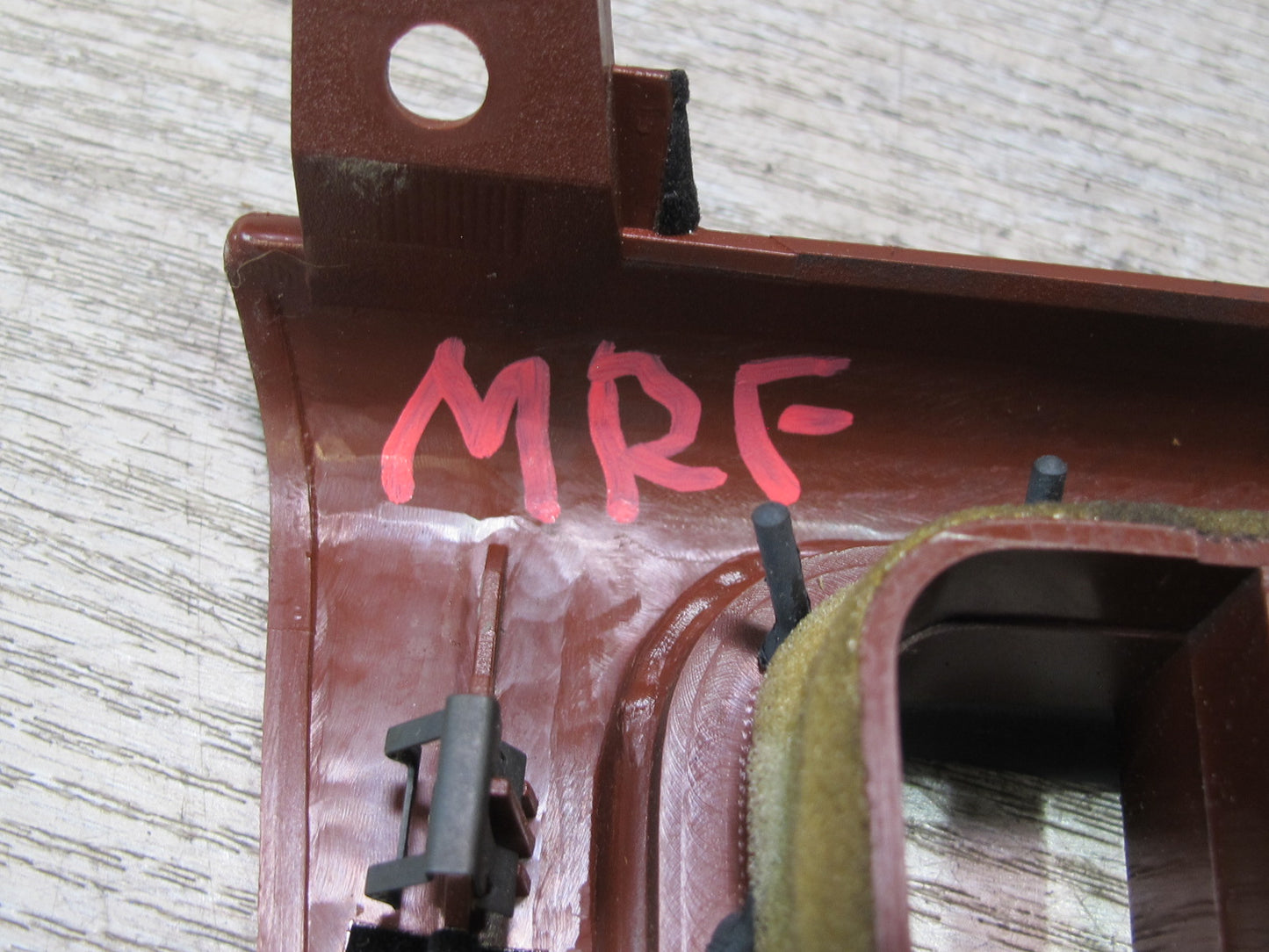 86-91 Mazda RX7 FC3S Set of 2 Dash Left & Right Side Trim Air Vent RED OEM