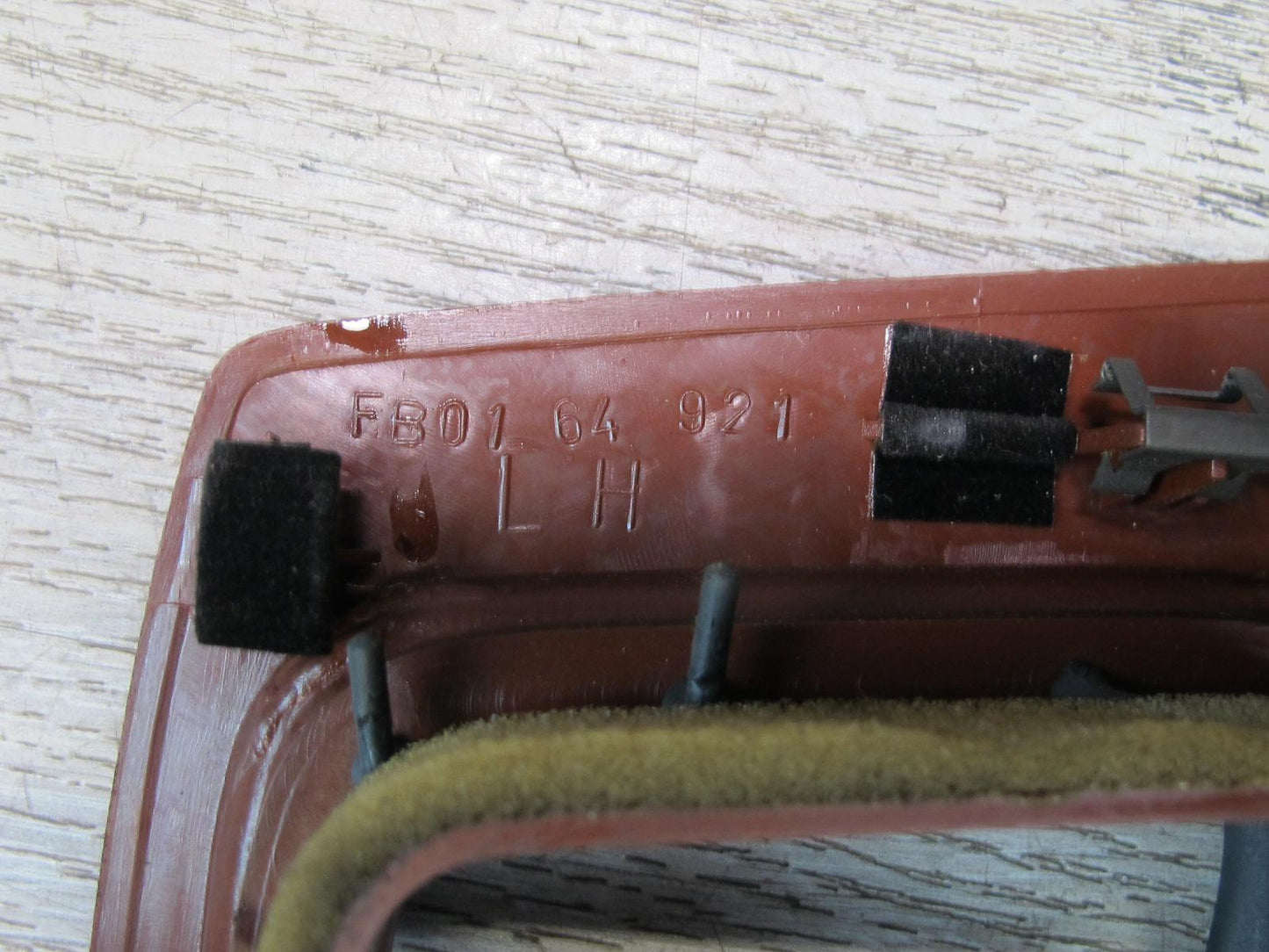 86-91 Mazda RX7 FC3S Set of 2 Dash Left & Right Side Trim Air Vent RED OEM