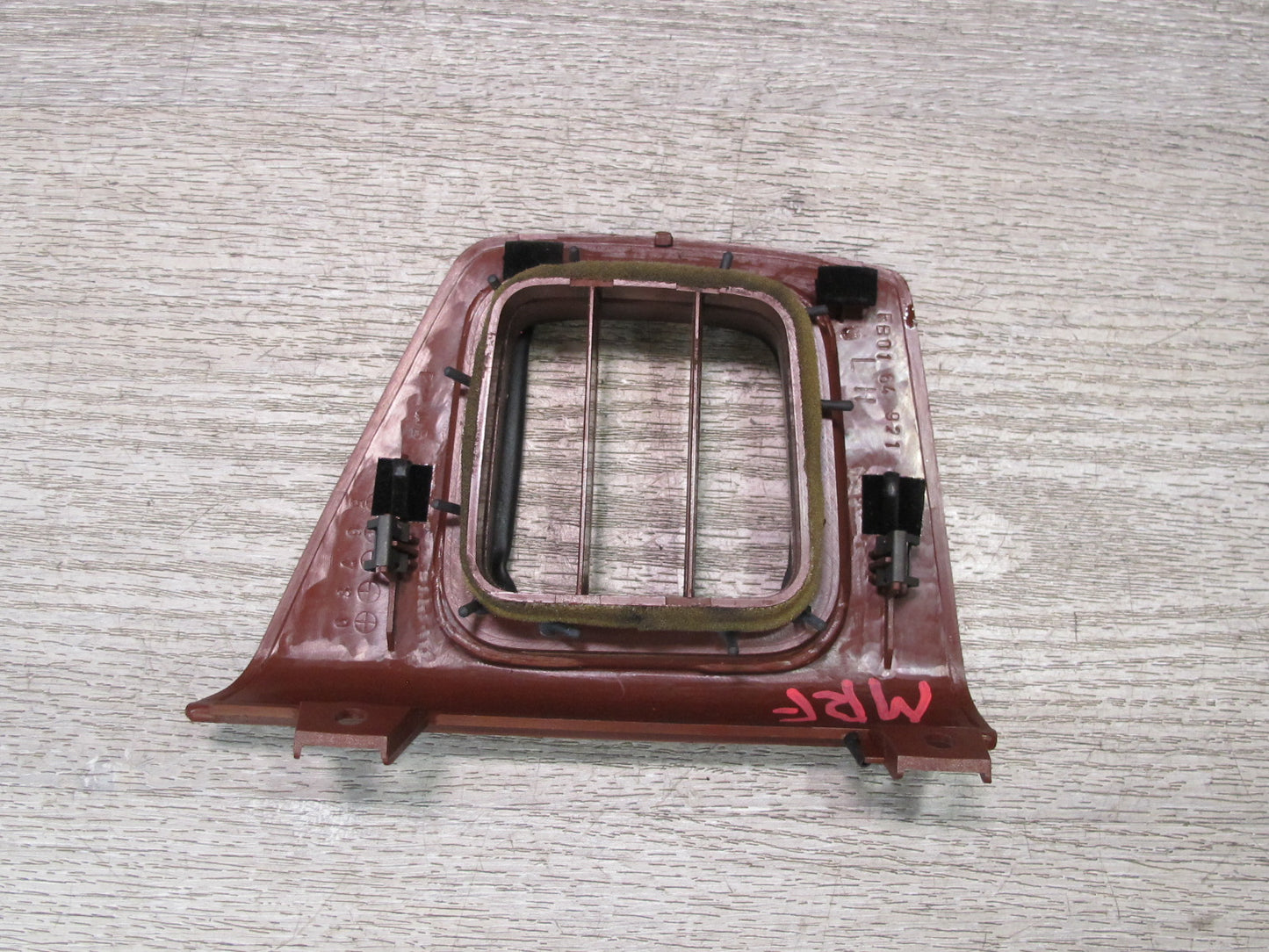 86-91 Mazda RX7 FC3S Set of 2 Dash Left & Right Side Trim Air Vent RED OEM