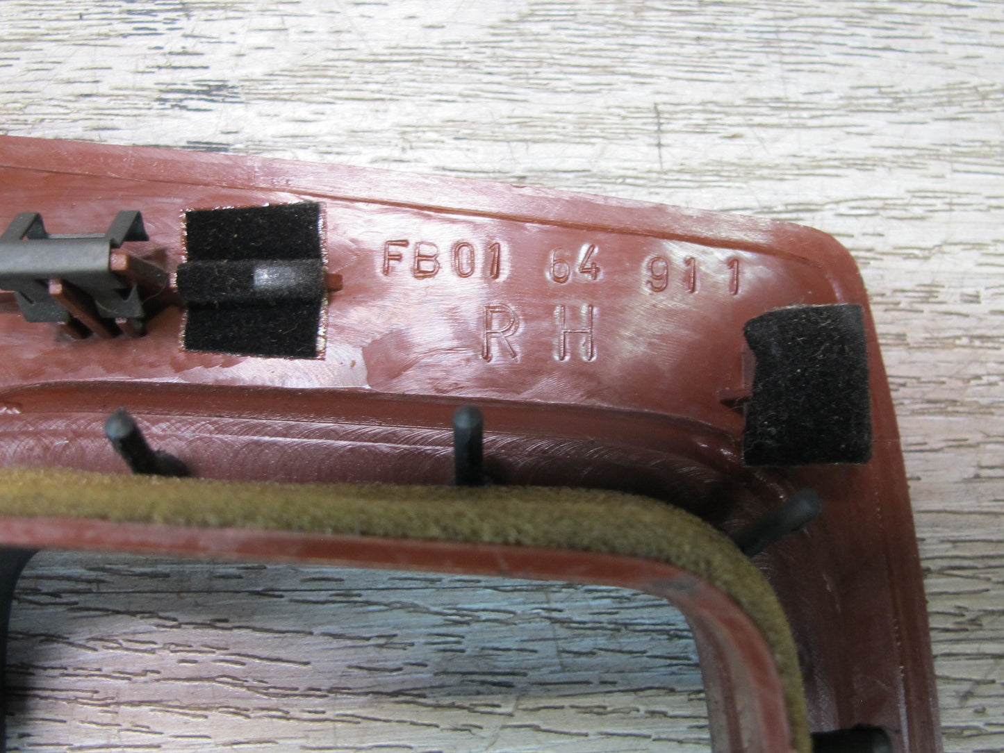 86-91 Mazda RX7 FC3S Set of 2 Dash Left & Right Side Trim Air Vent RED OEM