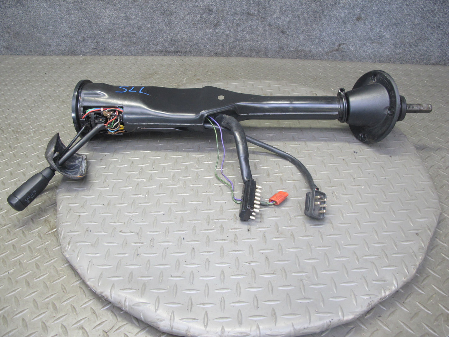 86-89 Mercedes R107 560SL Steering Column w Wiper Washer & Cruise Switch OEM