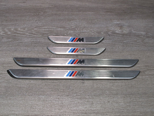 2008-2014 BMW E71 E72 X6 X6M M Sport Front & Rear Door Scuff Sill Plate Trim Set