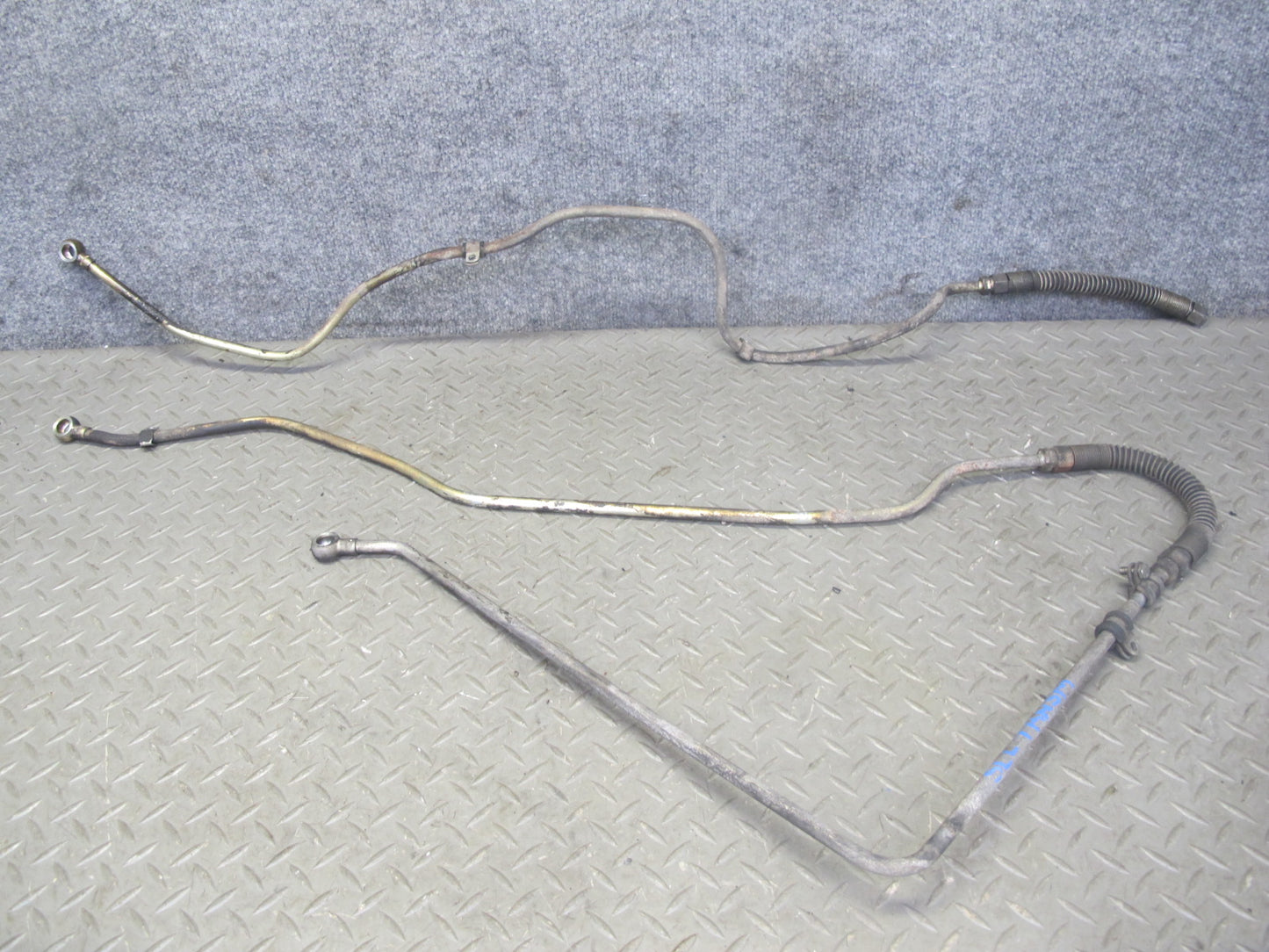 86-89 Mercedes R107 560SL A/T Auto Transmission Oil Cooling Pipe Line Set OEM