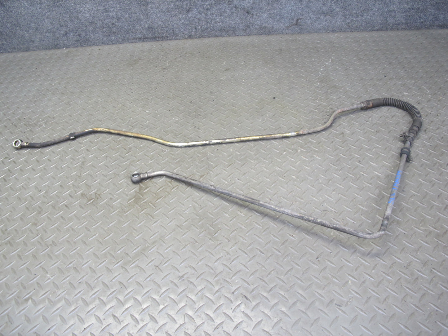 86-89 Mercedes R107 560SL A/T Auto Transmission Oil Cooling Pipe Line Set OEM