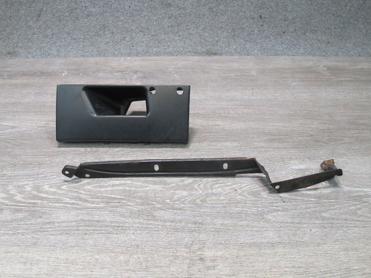 94-95 BMW E34 540i Front Bumper Left Trim Cover w Bracket Mount Set OEM