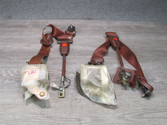 86-88 MAZDA RX7 FRONT RIGHT & LEFT SIDE SEATBELT RETRACTOR W/ BUCKLE SET OEM