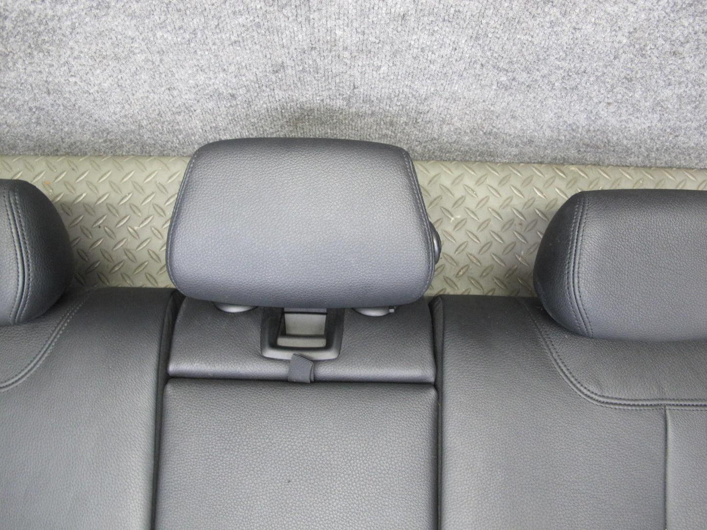 12-15 BMW F30 3-SERIES Rear Heated Leather Seat Upper & Lower Cushion Black OEM