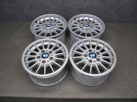 95-99 BMW E36 Set of 4 Style 32 Factory 15" R15 Alloy Wheel Rim 15x7J ET47 OEM