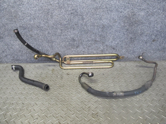 96-99 BMW E36 3-SERIES M52 Power Steering Hose Pipe Line Oil Cooler Set OEM