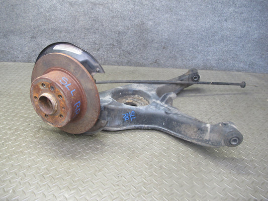 86-89 Mercedes R107 560SL Rear Right Trailing Arm Spindle Knuckle Wheel Hub OEM