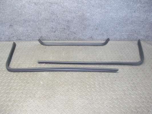 94-99 BMW E36 Coupe Convertible Set of 3 Front Hood Weatherstrip Rubber Seal OEM
