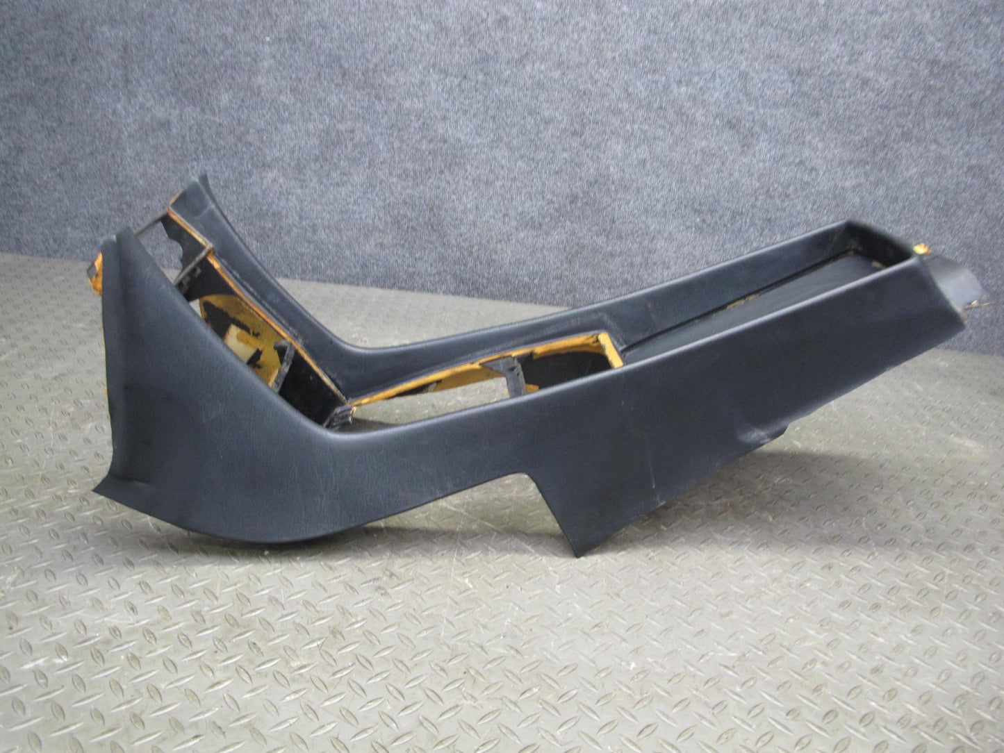 86-89 Mercedes R107 560SL Front Center Console Trim Cover Panel Black OEM